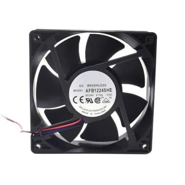 Imagem de 1 peça AFB1224SHE 12038 120 mm 24V 0,75A Ventoinha de Refrigeração Dupla Bola Inversor de Capacidade de Vento para 120 * 120 * 38 mm