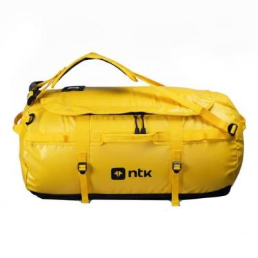 Imagem de Mochila Duffle Bag 50L Amarela Para Viagens Camping Nautika