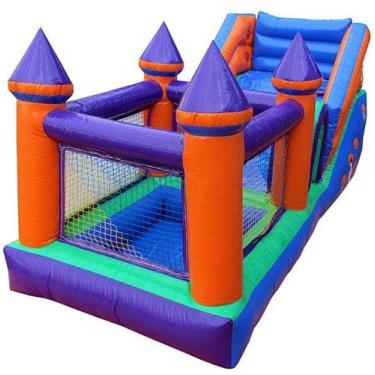 Imagem de Tobogã Premium Inflável com Piscina de Bolinhas Top - Top Brinquedos