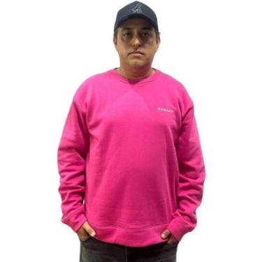 Imagem de Moletom Masculino Oakley Bark Crew Neon Rosa Pink.-Masculino