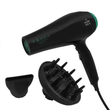 Imagem de Secador de Cabelo Babosa Ceramic Ion 2100W Preto Gama Italy 220V - GA.