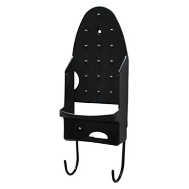 Imagem de WeiLaiKeQi Suporte de Parede para Tábua de Passar Roupa, Organizador em Plástico PBT, Suporte para Passar Roupa para Porta, Ideal para Banheiro E Lavanderia, Preto