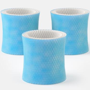 Imagem de Leemone Pacote com 3 filtros de umidificador de cabeceira 2.0 de substituição compatível com umidificadores de cabeceira e berçário, filtro absorvente de umidificador dura até 6 semanas