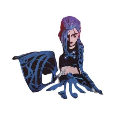 Imagem de Pôster De Personagens De Graffiti Da Temporada 2 De Arcane, Jinx, Cait