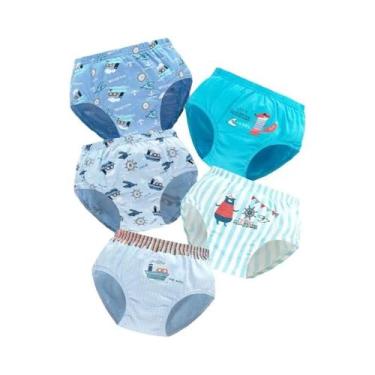 Imagem de Cuecas De Algodão Para Meninos Com Estampa Do Mickey, Respirável, Paco