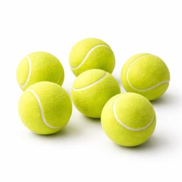 Imagem de Kit Bolas de Tênis Profissional Para Qualquer Tipo de Piso – Resistentes em Plástico PP com Revestimento em Veludo (6 unidades)