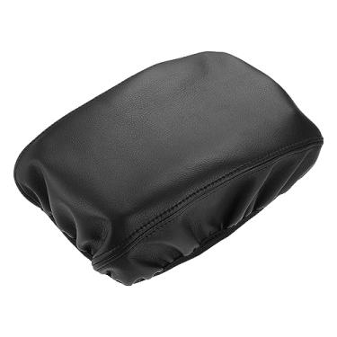 Imagem de A ABSOPRO Cobertura do apoio de braço do assento do console central do carro tampas protetoras de armazenamento guarnição para Honda Civic 2022 2023 preto