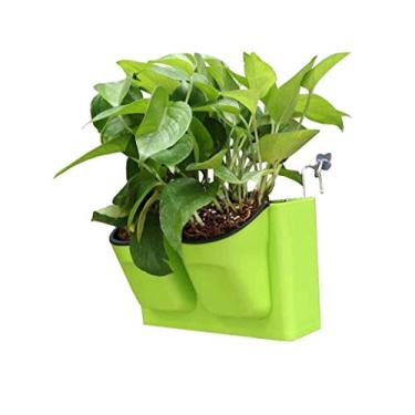 Imagem de U5GAAALPPQ9 Suporte de plantas, moderno, suporte para vaso de flores, cesta suspensa com ganchos, suporte para plantador interno e externo, sala de estar, varanda, jardim, decoração, prateleira de
