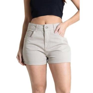 Imagem de Shorts Sarja Sawary - 281869 - areia 42-Feminino