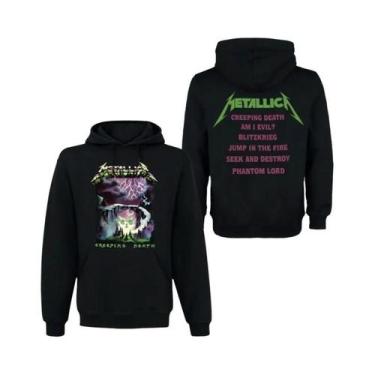 Imagem de Moletom Masculino Com Capuz METALLICA Band Rock Dark Wind, Confortável