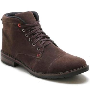 Imagem de Bota Casual Masculina Cano Curto Cadarço Moderna Conforto-Masculino