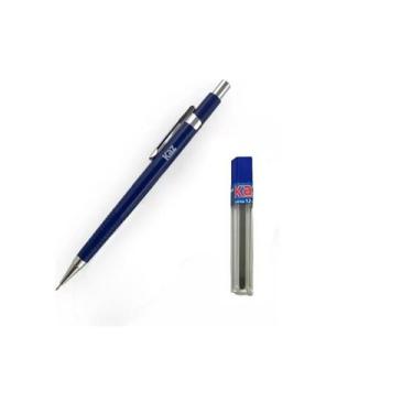 Imagem de Kit Lapiseira + Grafite 0.5mm KAZ Cor Lapiseira:Azul - KAZAN
