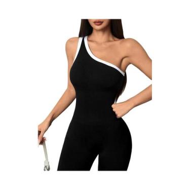 Imagem de Macacão De Ginástica Sem Costura Para Mulheres, Leggings De Yoga, Roup