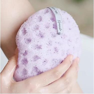 Imagem de Esponja de banho grande premium – Bucha de chuveiro macia para uso doméstico, esfoliante corporal de espuma rica