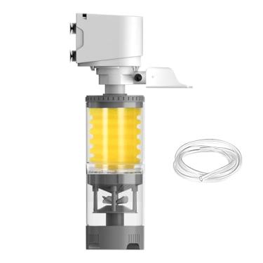 Imagem de Filtro de tanque de peixes, filtro silencioso para aquário | Aerador silencioso e potente de vários estágios para recifes de água salgada de água doce, betta, tartaruga, axolote, camarão, lagoa de