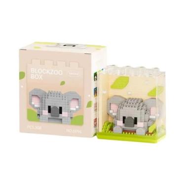 Imagem de Kit De Blocos De Montar De Animais Fofos Para Meninas: Panda, Girafa, 