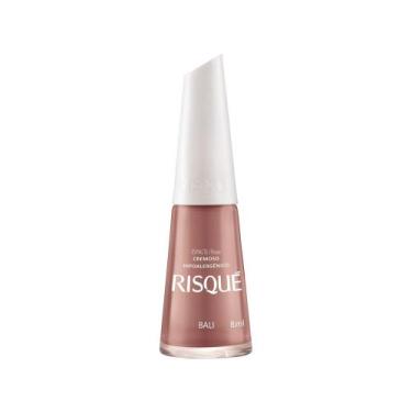 Imagem de Esmalte Risqué Rosas Bali Cremoso Hipoalergênico - 8ml, Rosa, 8ml