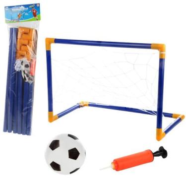 Imagem de Mini Trave de Futebol Kit Golzinho Jogo Gol a Gol X1 Treino Brinquedo 
