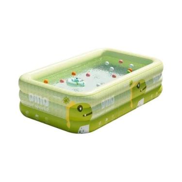 Imagem de Piscina Inflável Grande De Dinossauro 1.8/2.1/2.6M PVC Brinquedo Aquát