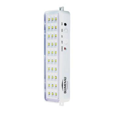 Imagem de KIT 10 LUMINÁRIA DE EMERGÊNCIA LED 30Leds 1W 6500K - BLUMENAU