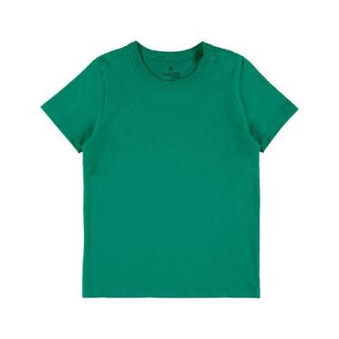 Imagem de Camiseta Infantil Manga Curta 4 ao 10 Malwee Ref. 86765, Verde 2218, 6