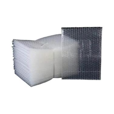 Imagem de 100 Envelopes Bolha Para Envio, Sacos De Proteção Com Plástico Bolha -