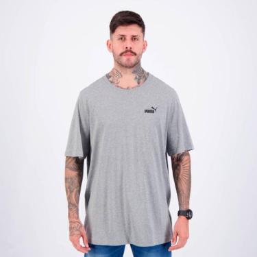 Imagem de Camiseta Puma ESS Small No. 1 Cinza, EG
