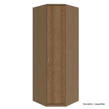 Imagem de Guarda Roupa Modulado 01 Porta 245cm Canto Oblíquo Setiba - Móveis Rim