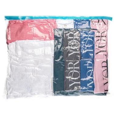 Imagem de Saco a Vácuo Organizador de Roupas para Enrolar 60cm x 40cm - 220419 L