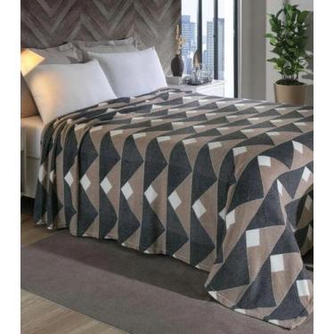 Imagem de Manta Flannel Casal Lar E Lazer Marrom, UN, Marrom