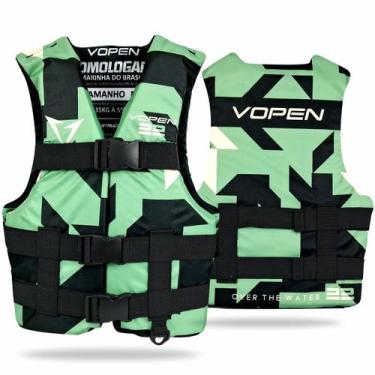 Imagem de Colete Salva Vidas Homologado Nylon VP22 Aquatic - VP22Q - Aquatic Vop