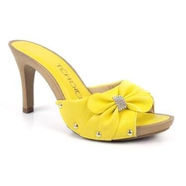 Imagem de Tamanco Tchocco Salto Médio laço e Strass-Feminino