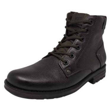 Imagem de Bota Coturno Masculina Conforto em Couro Pegada