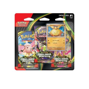 Imagem de Pokémon Blister Triplo Megaevolução - Equilíbrio Perfeito ME3 - Copag