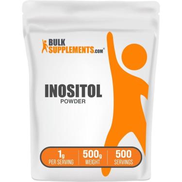 Imagem de Suplemento De Inositol Bulksupplements.Com Inositol Em Pó 500G-Unissex