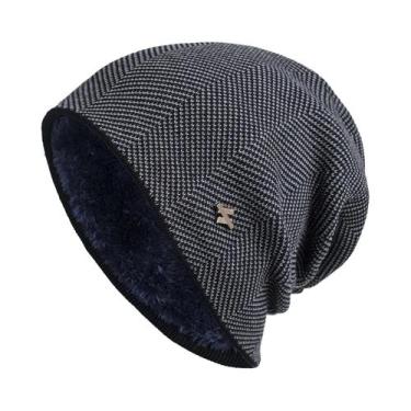 Imagem de Gorro De Inverno Unissex Com Forro De Fleece, Toque Macio, Térmico, Pa