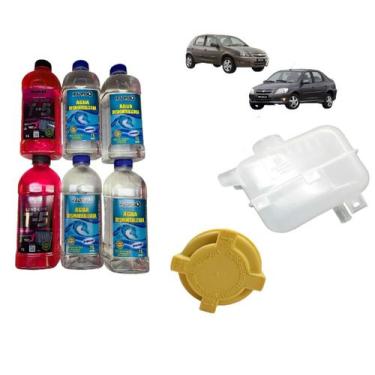 Imagem de Kit Aditivo Agua + Reservatorio Radiador Agile Celta Prisma - Gm