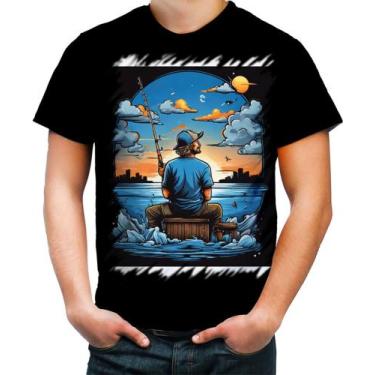 Imagem de Camiseta Colorida Pesca Esportiva Peixes Azul Paz 10 - Kasubeck Store®