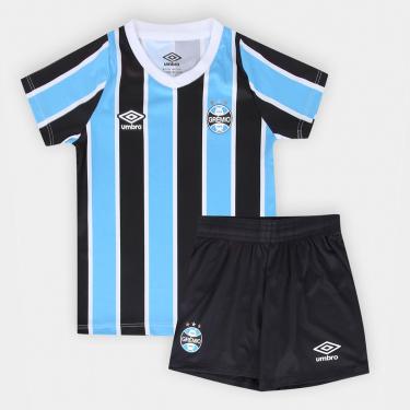 Imagem de Kit Grêmio Infantil I 24/25 s/n Torcedor Umbro-Unissex