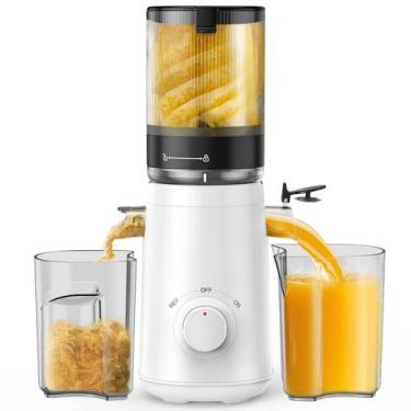 Imagem de Espremedor TUUMIIST Cold Press 5,3", calha de alimentação branca