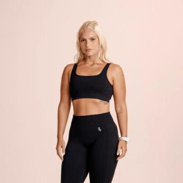 Imagem de Top Esportivo LSport Seamless Max II Alta Sustentação - Lupo, P, Preto