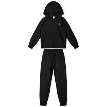 Imagem de Conjunto Longo Com Capuz Moletom Infantil Unissex Marisol - 1P, 14