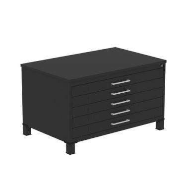 Imagem de Mapoteca Mont 5 Gavetas 71,3cm X 120,4cm Aço - Pandin Móveis