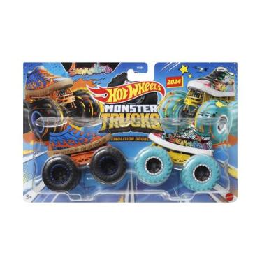 Imagem de Hot Wheels Monster Truck Pack Com 2 - Mattel Fyj64 Escolha, Hwn51