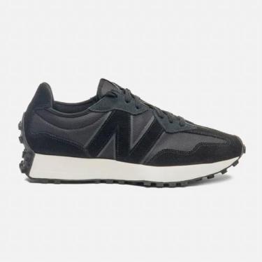Imagem de Tênis Casual New Balance 327 V1 Unissex, 35, Preto