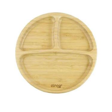 Imagem de Prato de Bambu com Ventosa Infantil (Linha Eco) - Clingo