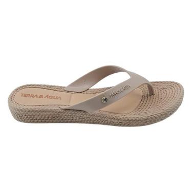 Imagem de Tamanco dedo Feminino Terra e Agua Salto Ana Bela 2,5 Cm, Taupe, Taupe