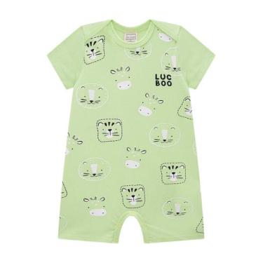 Imagem de Macacão Bebê Menino Animaizinhos Luc.Boo Verde, M