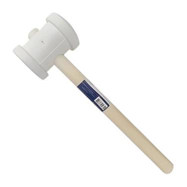 Imagem de Martelo de Borracha 40mm Azulej Branco Dlucca