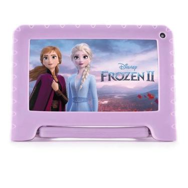 Imagem de Tablet Frozen NB416 7 64GB Wi-Fi Lilás com Capa Protetora Android 13 4GB RAM Multilaser